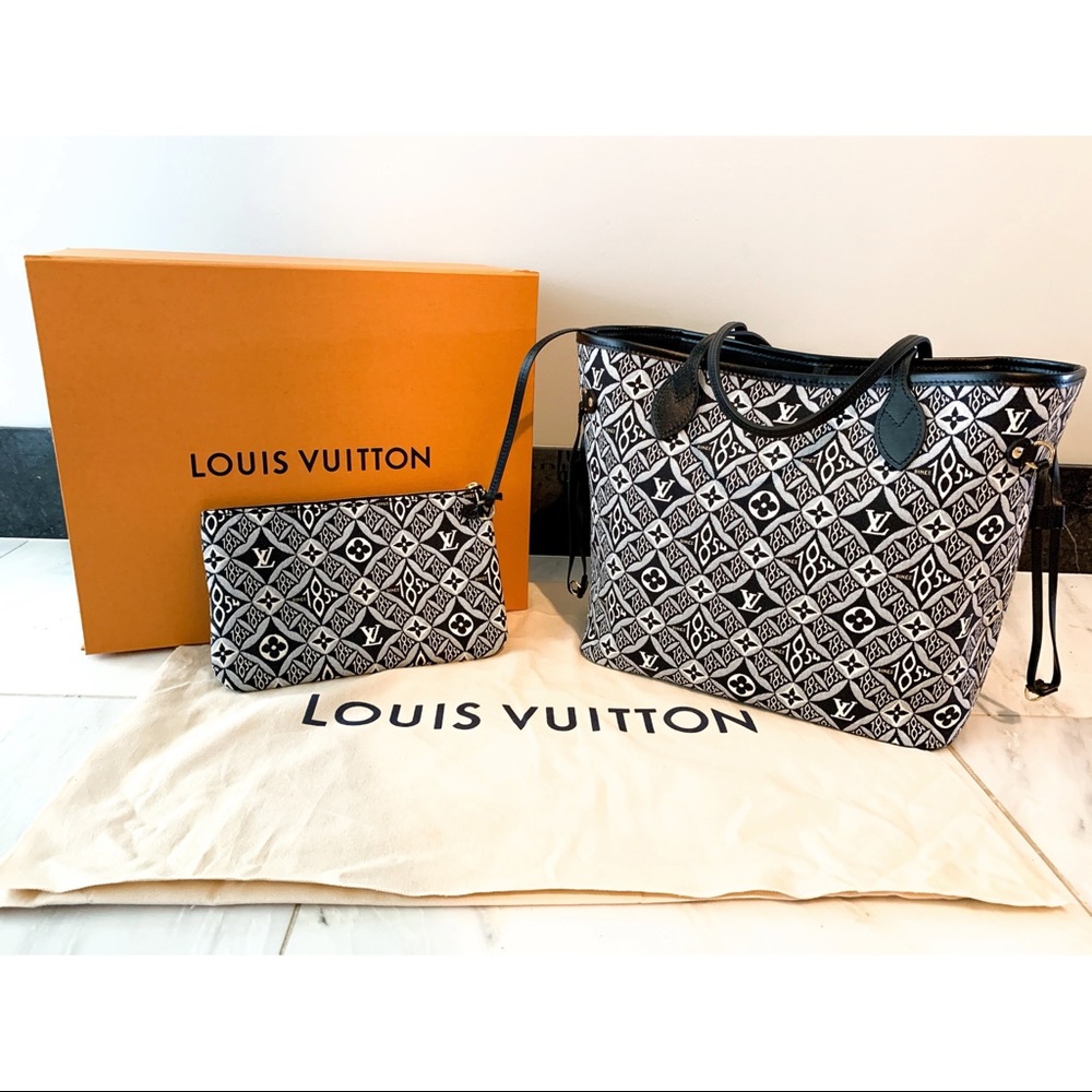 Louis Vuitton 1854 Black Neverfull MM Limited Ed